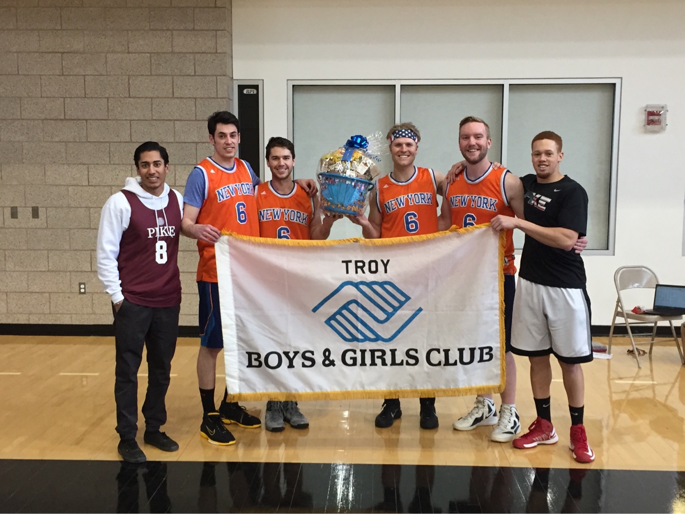 Gamma Tau Chapter Basketball Team For the Boys & Girls Club Photograph