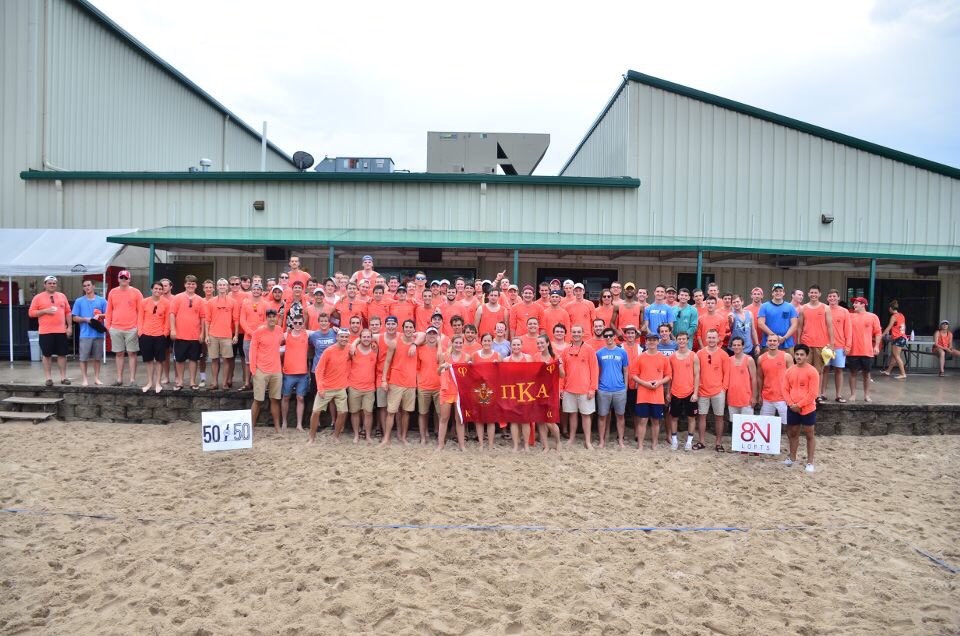 Gamma Beta Chapter at Pike Spike Volleyball Tournament Photograph