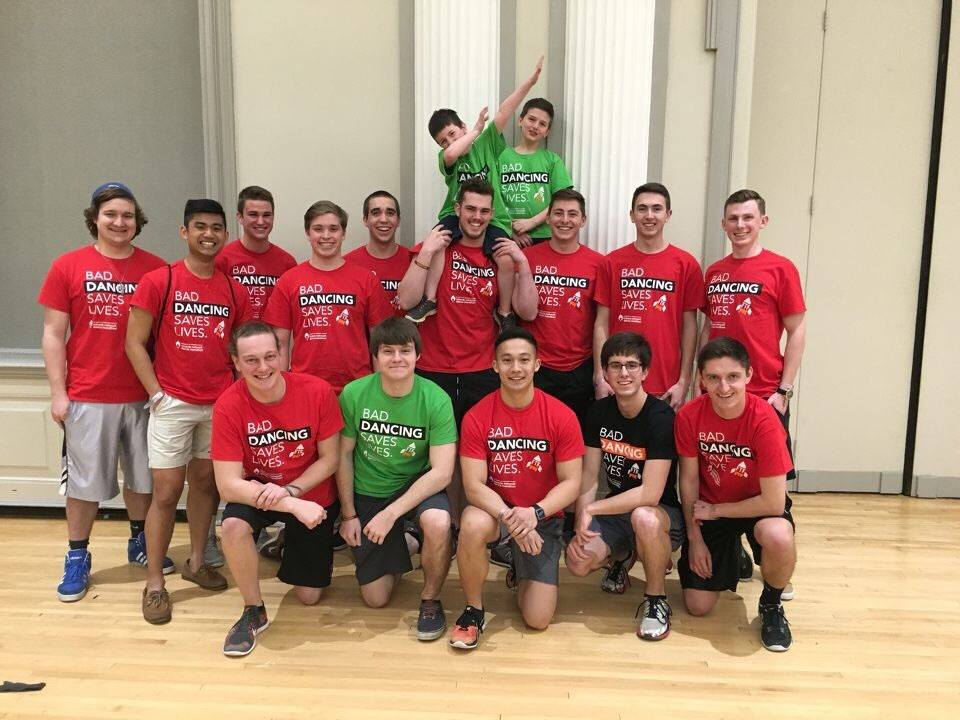 Gamma Beta Chapter Members at a Dance Marathon Event Photograph