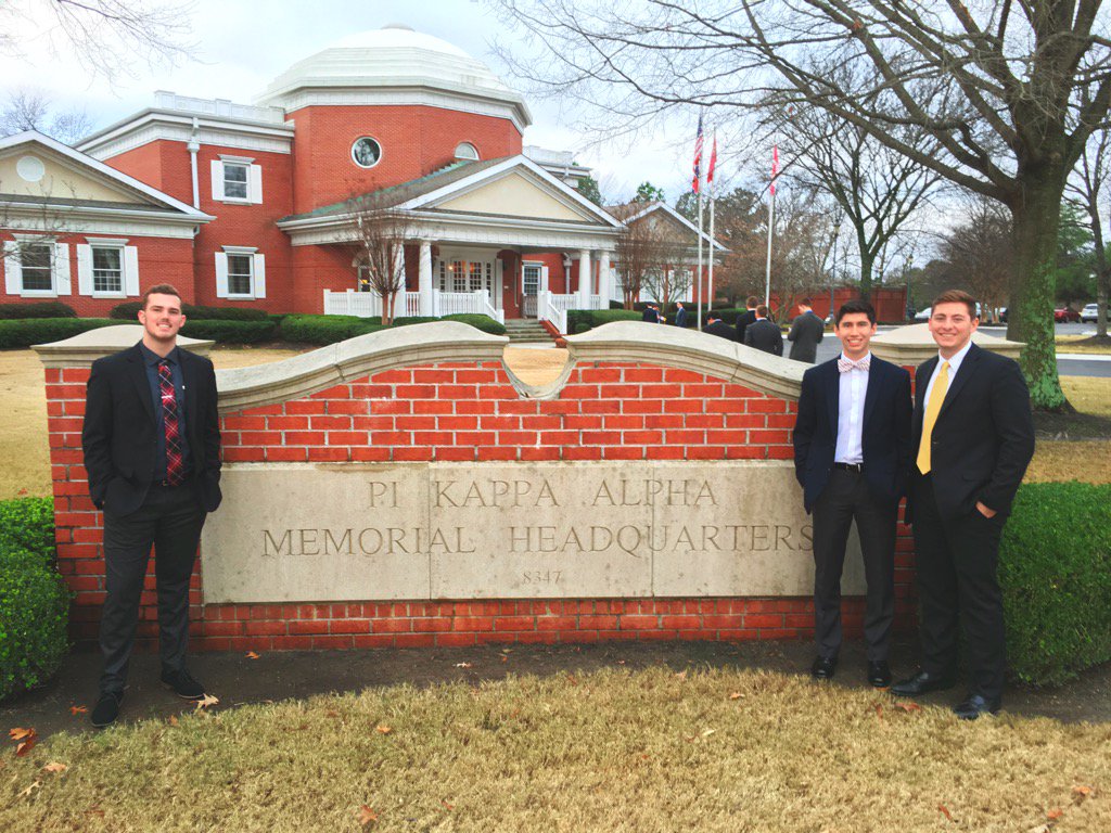 Three Gamma Beta Pikes at the Memorial Headquarters Photograph