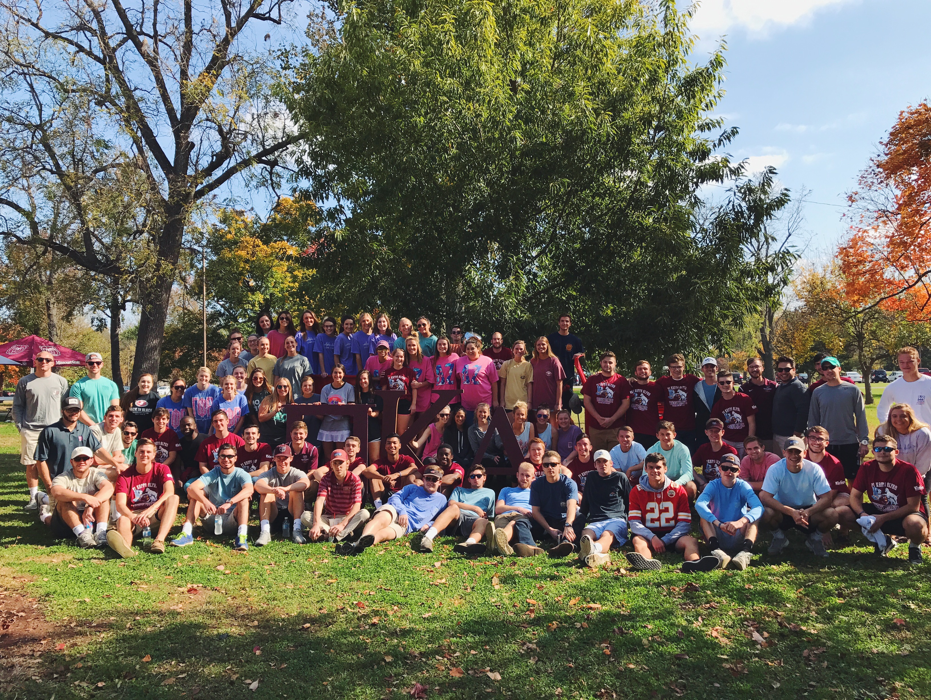 Group of Zeta Chi Chapter Members and Sorority Sisters Photograph