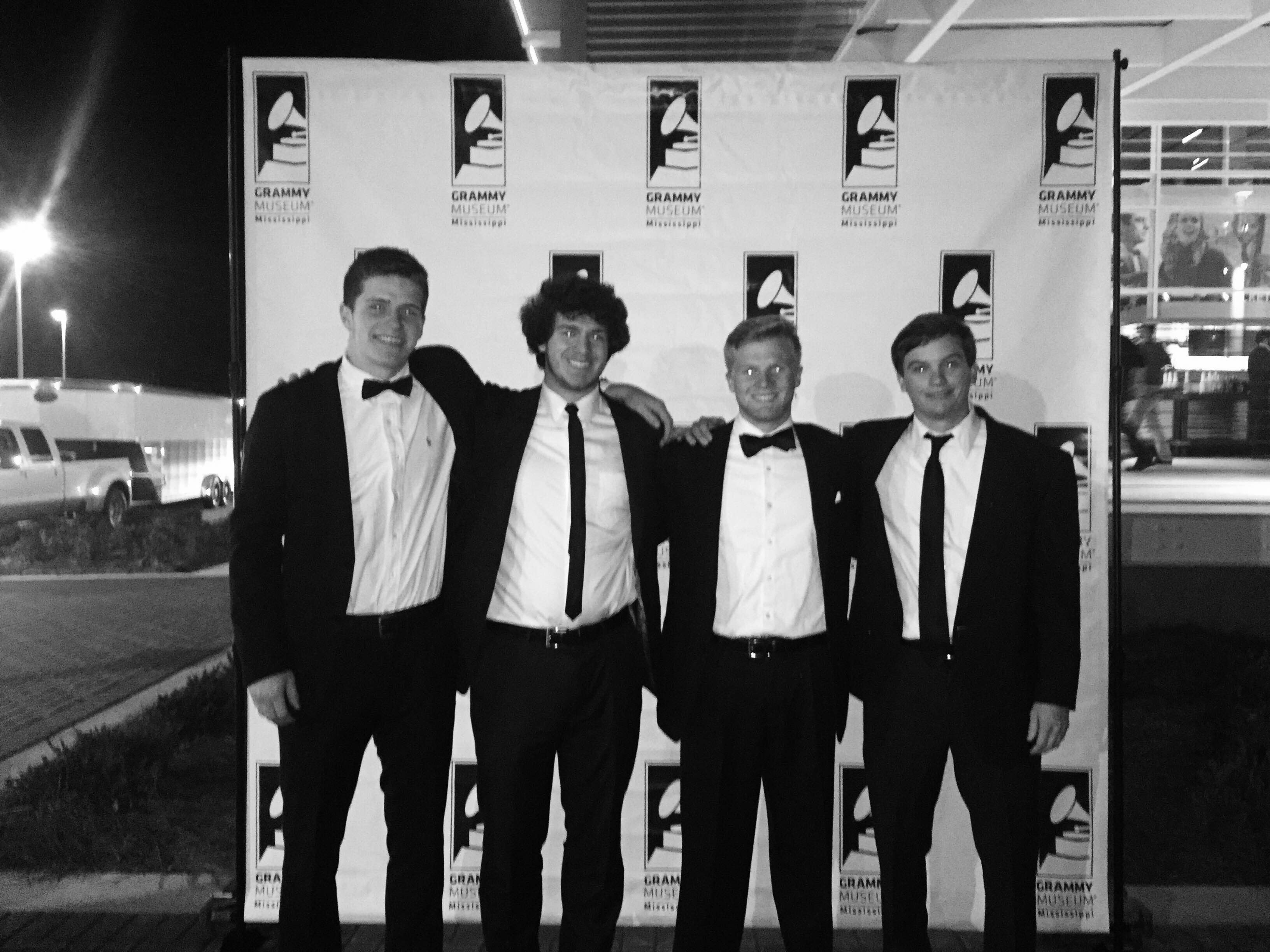 Four Zeta Beta Chapter Members At The Grammy Museum Photograph