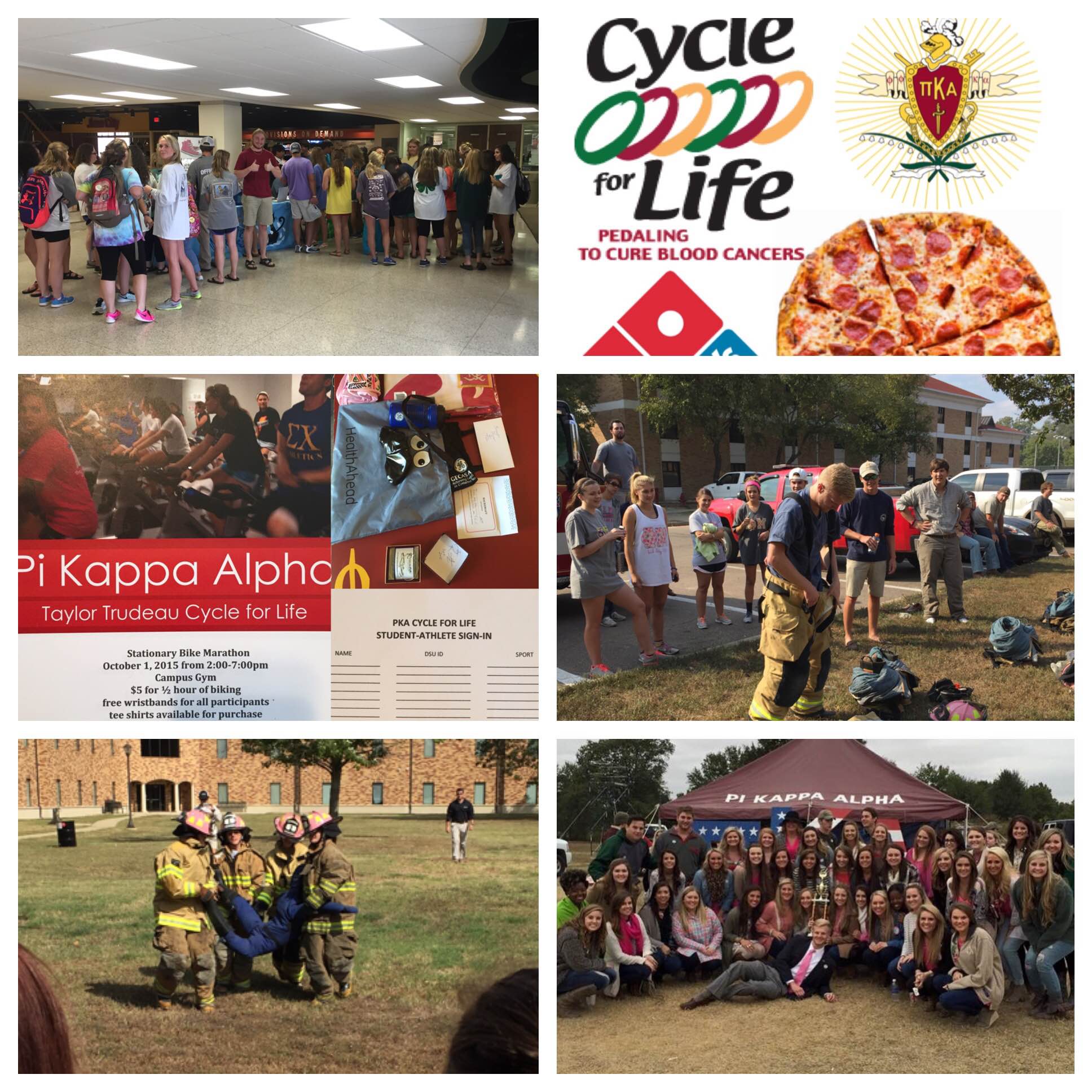 Zeta Beta Firemen's Week Collage Photograph