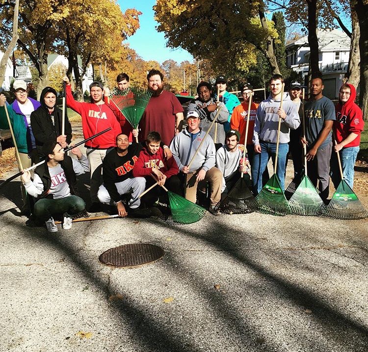 Zeta Kappa Chapter Members During A Chapter Work Day Photograph