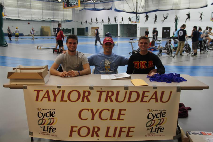 Three Zeta Lambda Chapter Members at Cycle For Life Photograph