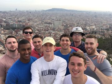 Nine Theta Mu Pikes and A City Overlook Photograph