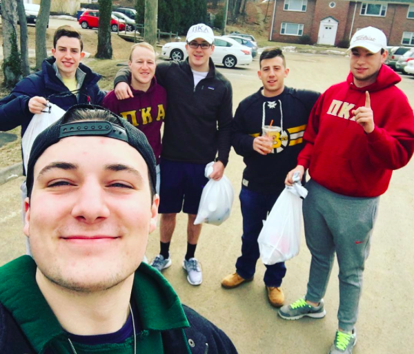 Six Unidentified Theta Mu Chapter Members Photograph