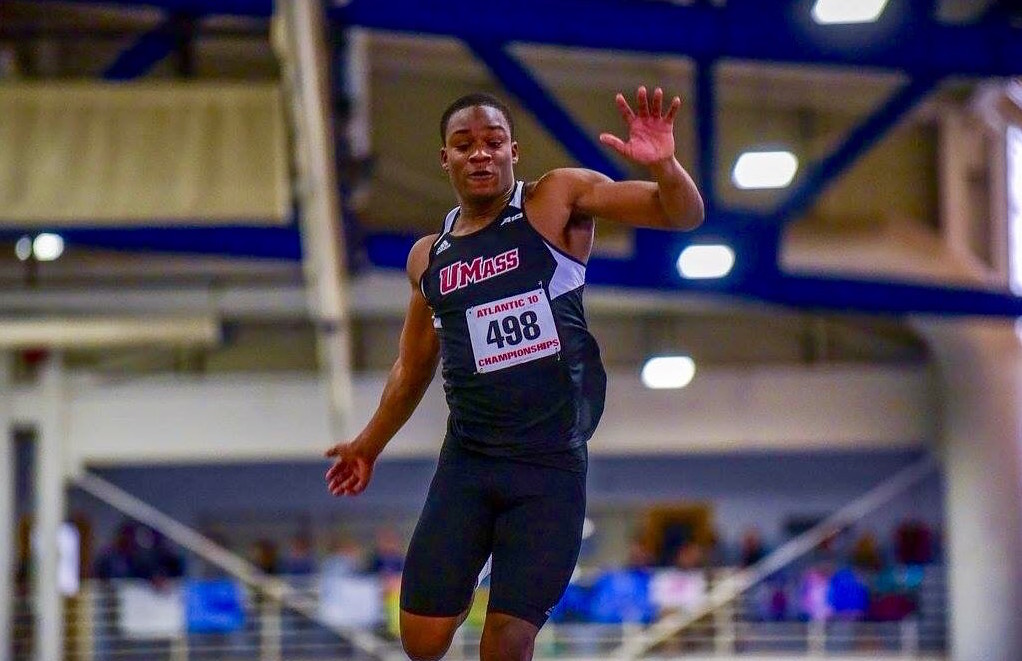 Connor Williams Competes in a Collegiate Sport Photograph