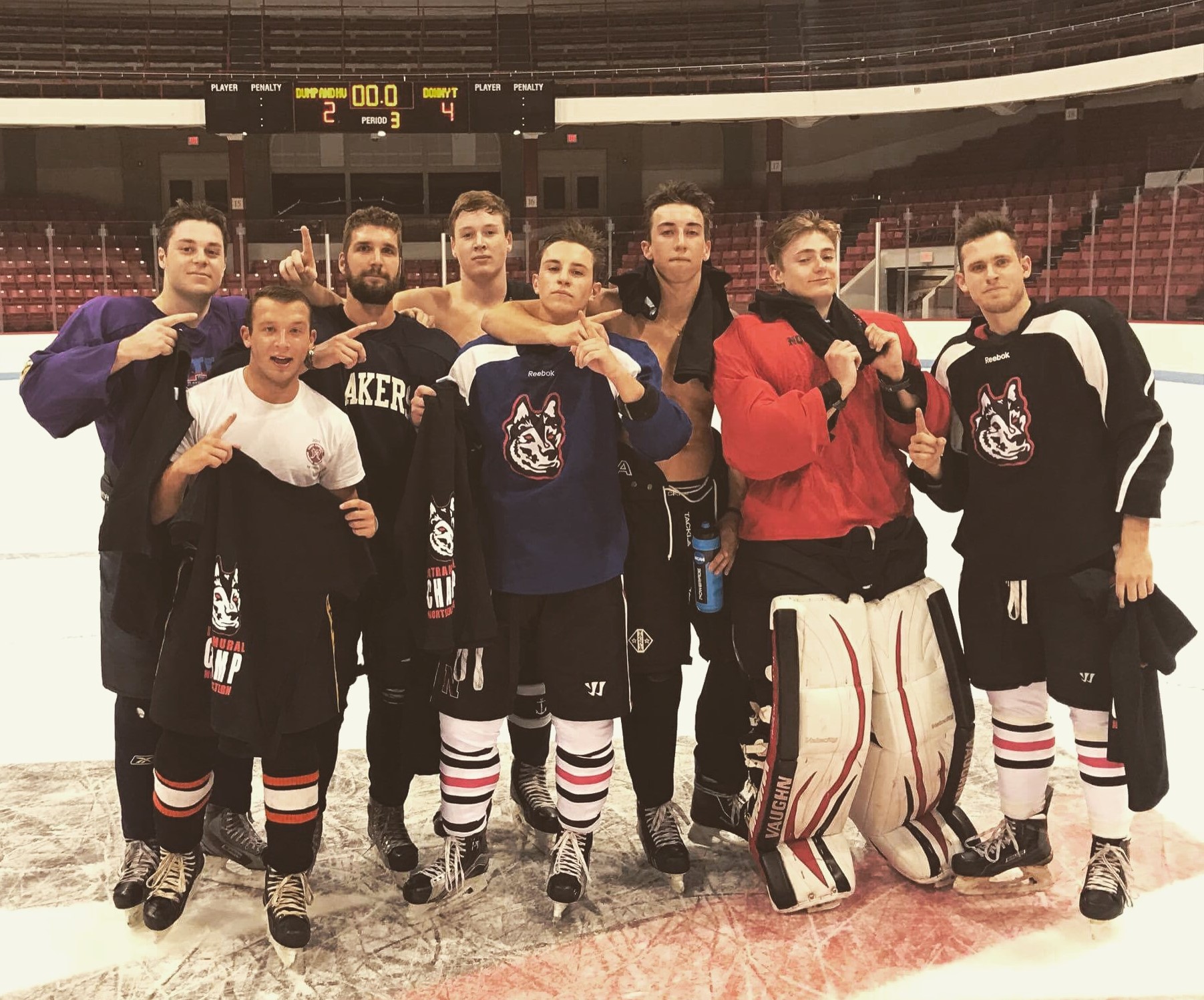 Eight Kappa Delta Pikes Win an Intramural Hockey Game Photograph