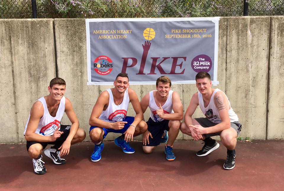 Four Kappa Upsilon Chapter Members at the PIKE Shootout Event Photograph, September 18, 2016
