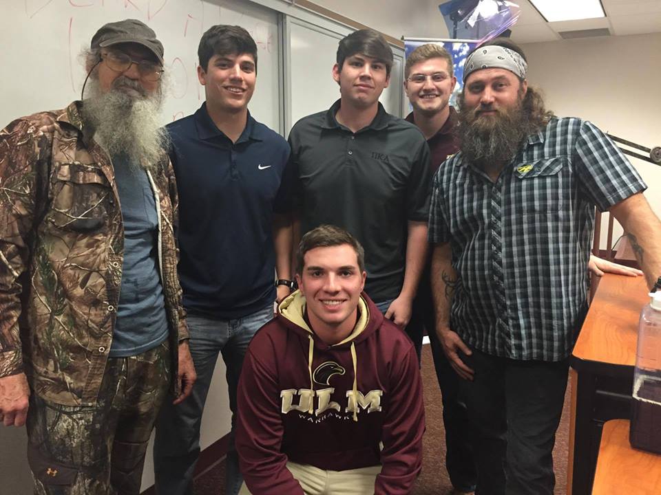 Eta Omicron Chapter Members with Duck Dynasty Cast Members Photograph