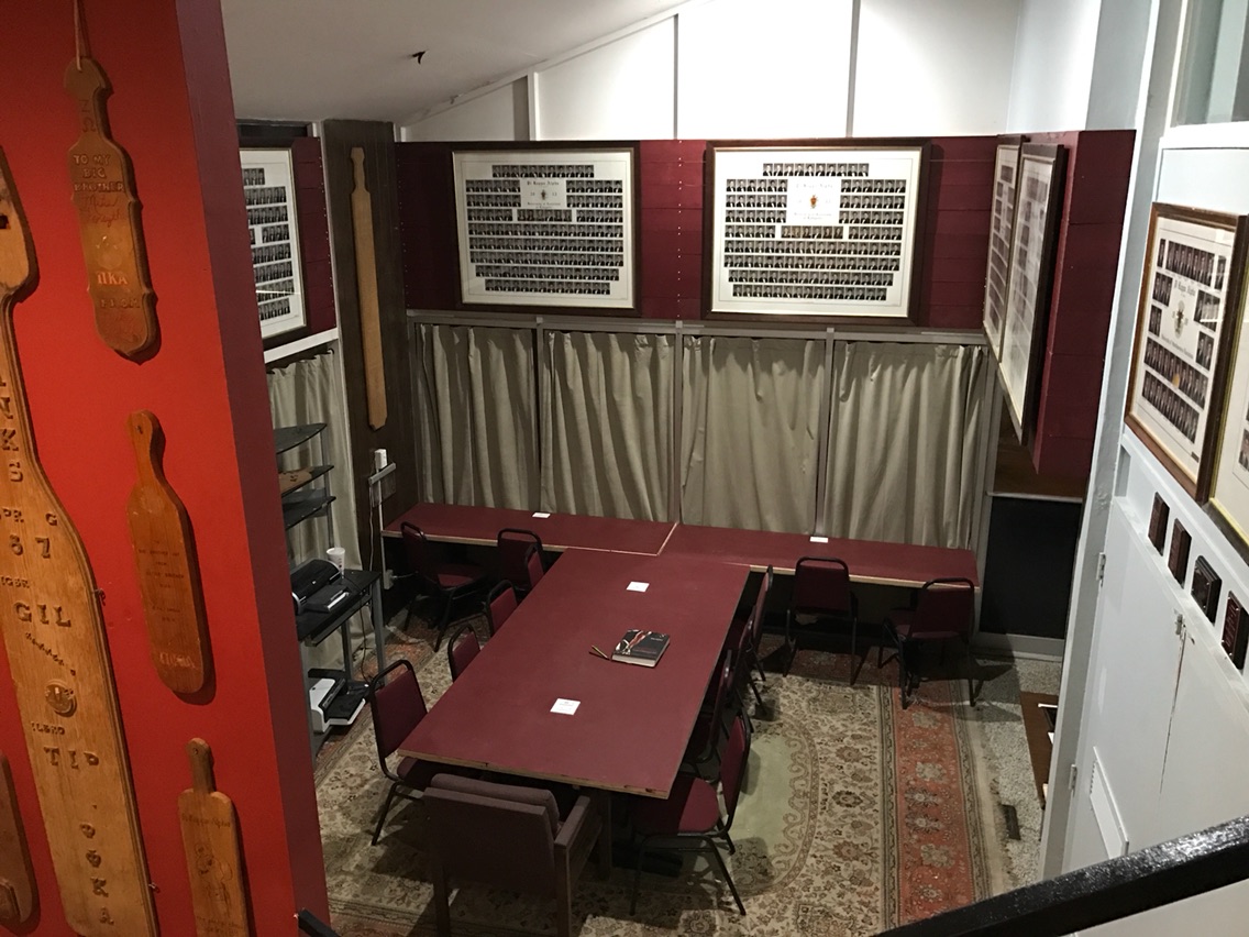 Inside the Zeta Omega Chapter House Photograph