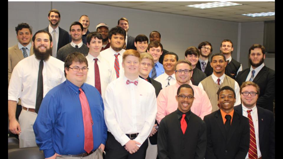 Group of Mu Nu Chapter Members Photograph