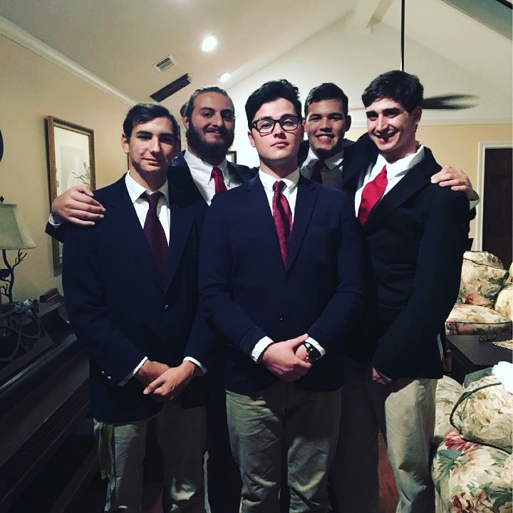 Five Mu Nu Chapter Members Photograph