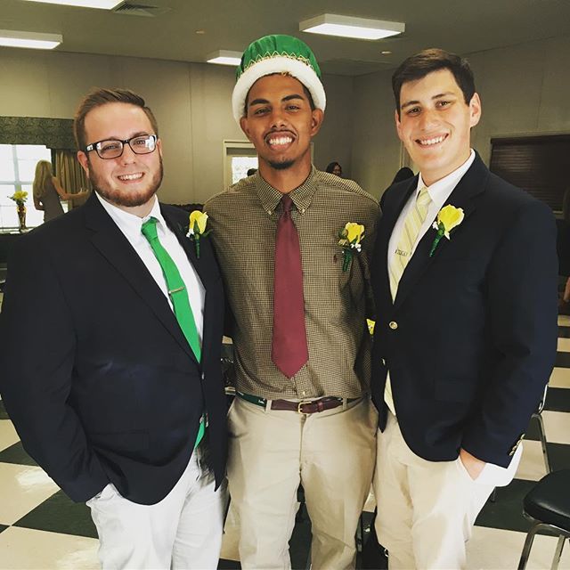 Three Mu Nu Chapter Members Photograph