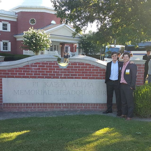 Two Gamma Psi Chapter Members At Memorial Headquarters Photograph