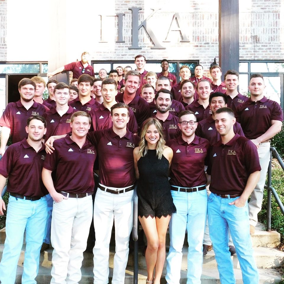 Gamma Psi Chapter Members and Their Dream Girl Photograph
