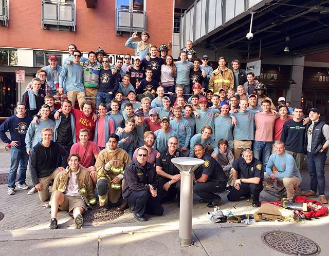 Kappa Zeta Chapter Members After The Fireman's Challenge Photograph, November 6, 2016