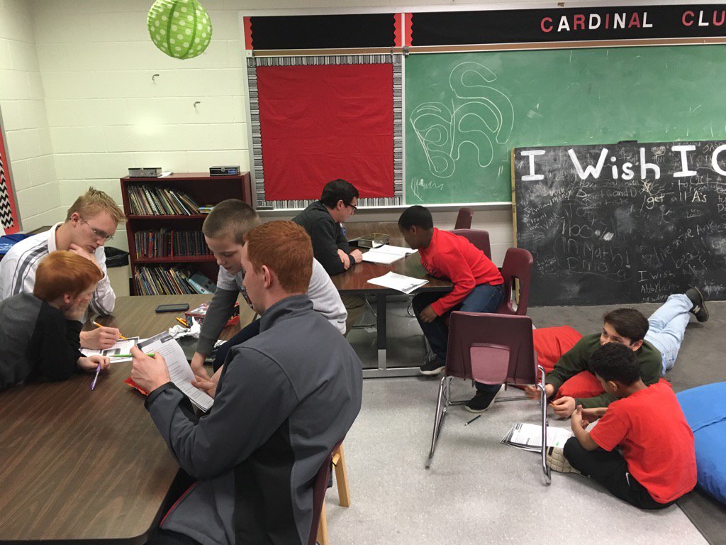 Unidentified Kappa Zeta Chapter Members Tutoring Kids Photograph