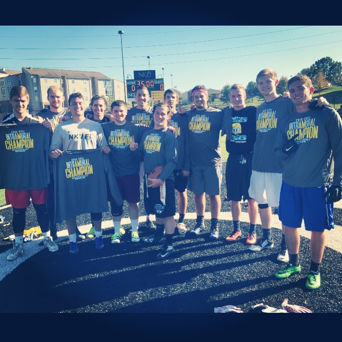 Eta Rho Chapter Members Are Intramural Football Champions Photograph