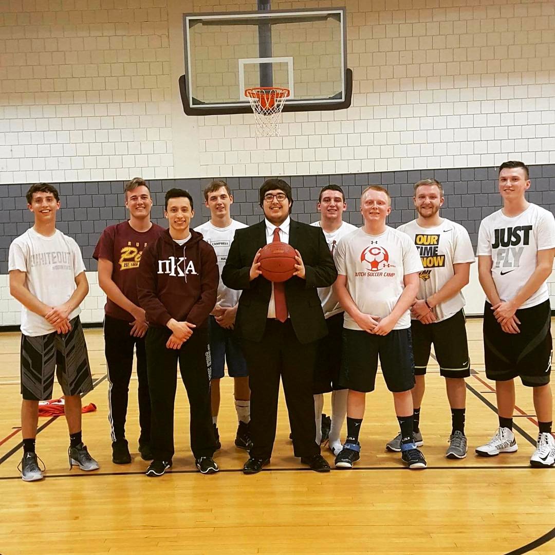 Theta Zeta Basketball Team Photograph