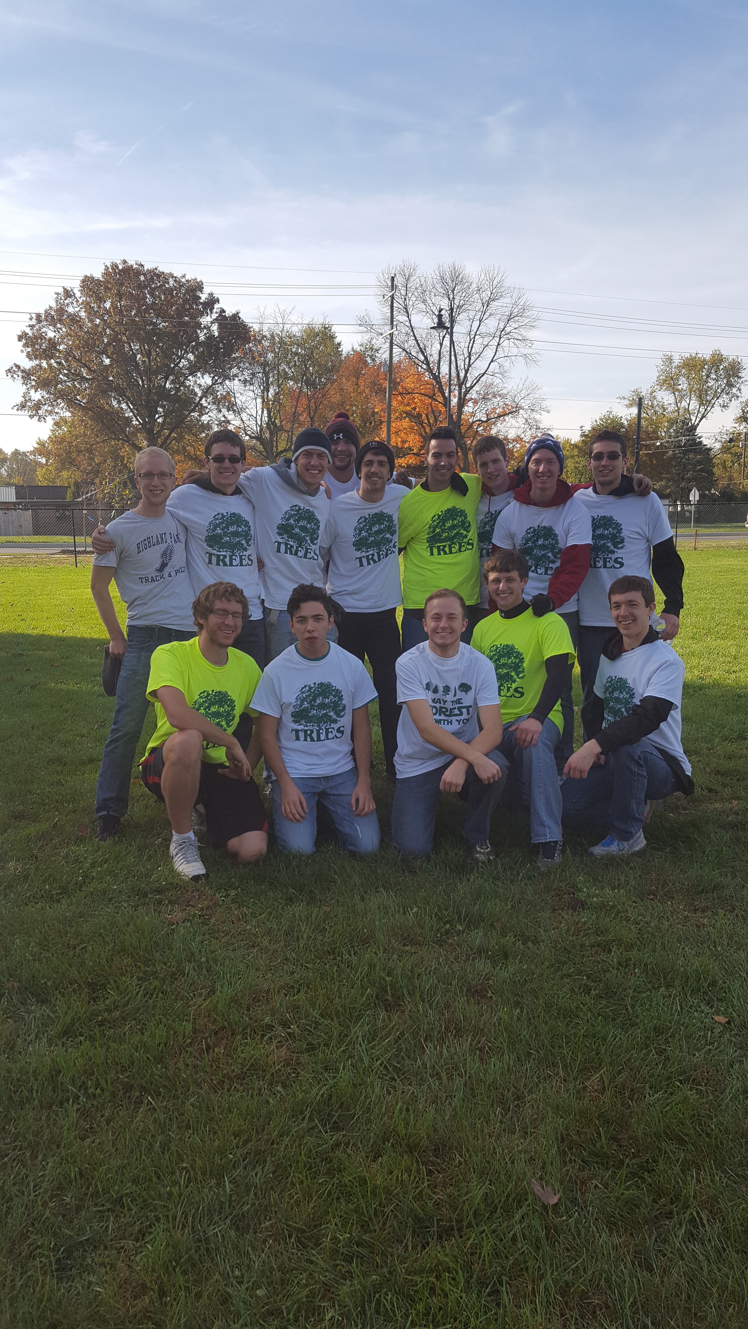 Iota Delta Chapter Members Performing Community Service Photograph