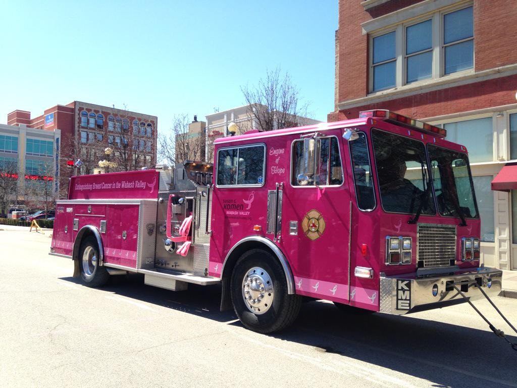 Iota Delta Chapter Fire Truck Photograph