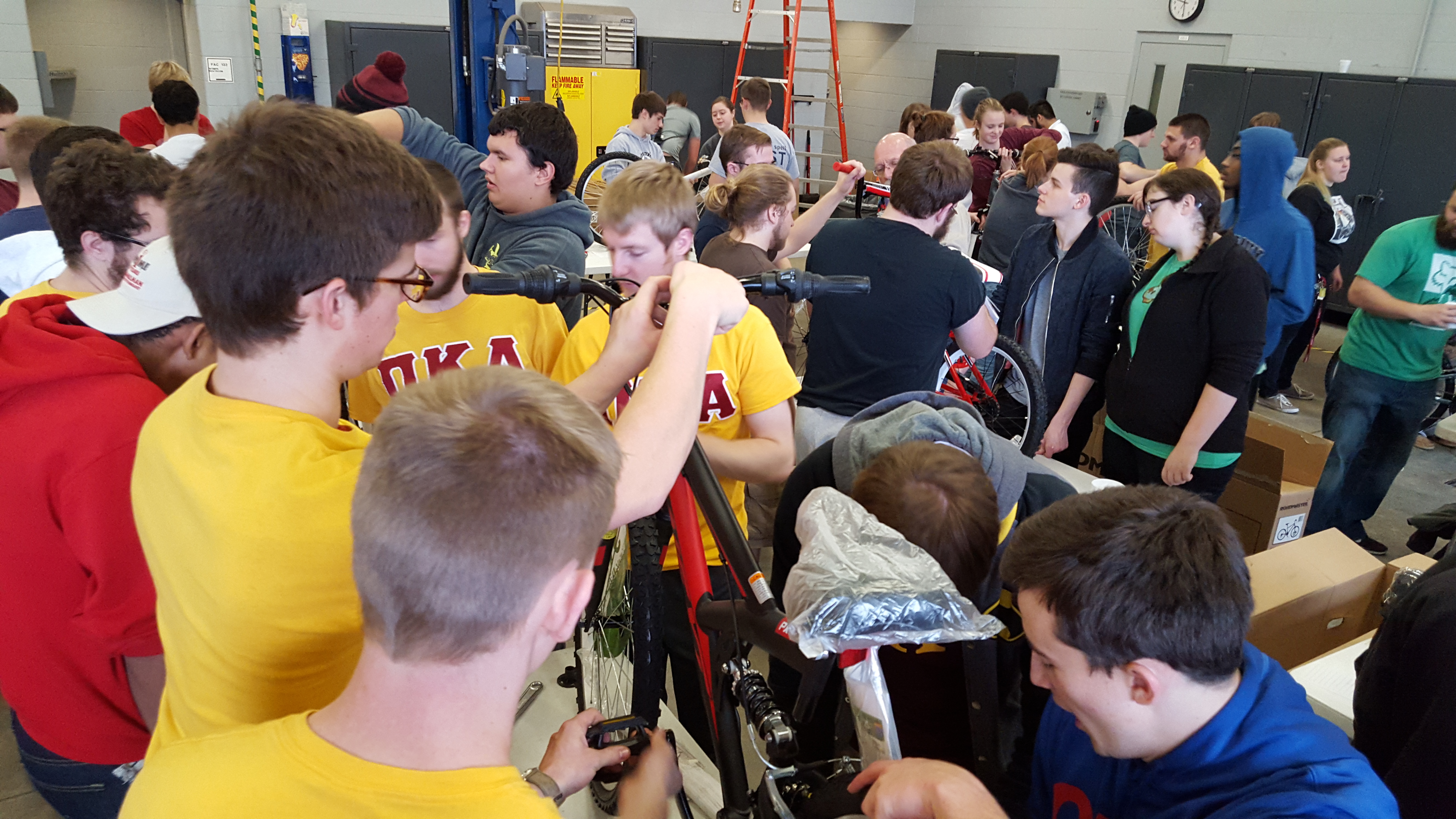 Iota Delta Chapter Members Participating in Bikes for Tykes Photograph 2