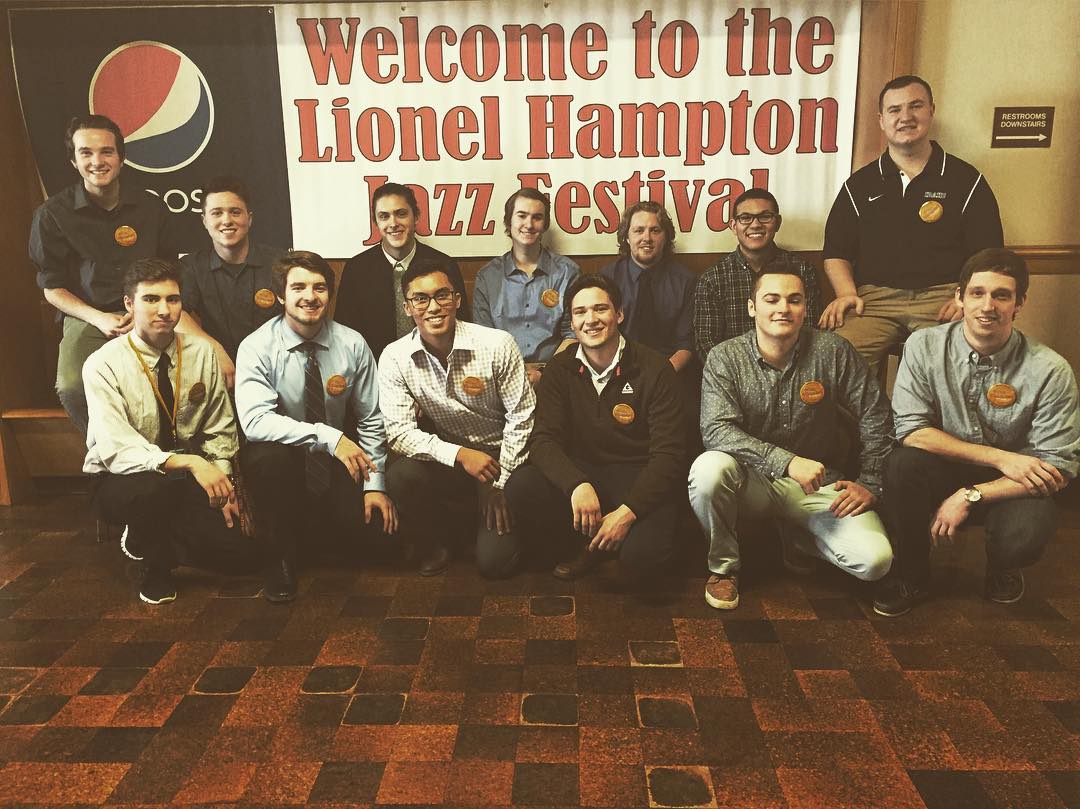 Zeta Mu Chapter Members at the Lionel Hampton Jazz Festival Photograph