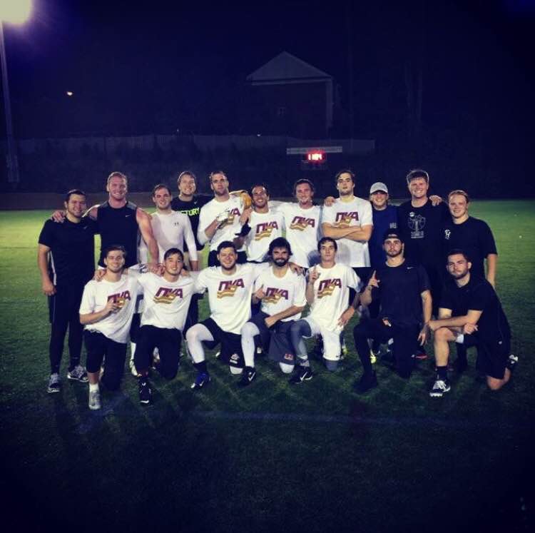 Group of Mu Beta Pikes On An Athletic Field Photograph