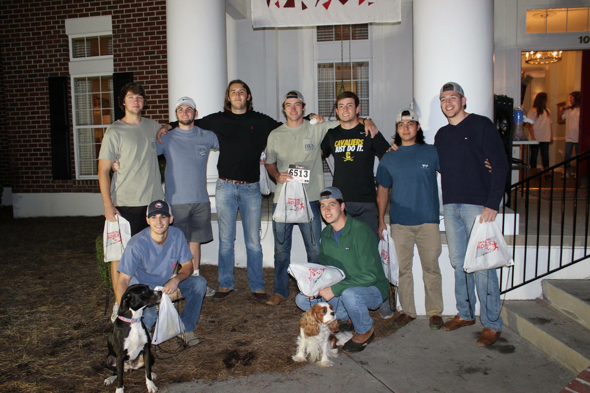 Iota Upsilon Chapter Members Participating in Run For The Roses Charity 5K Photograph