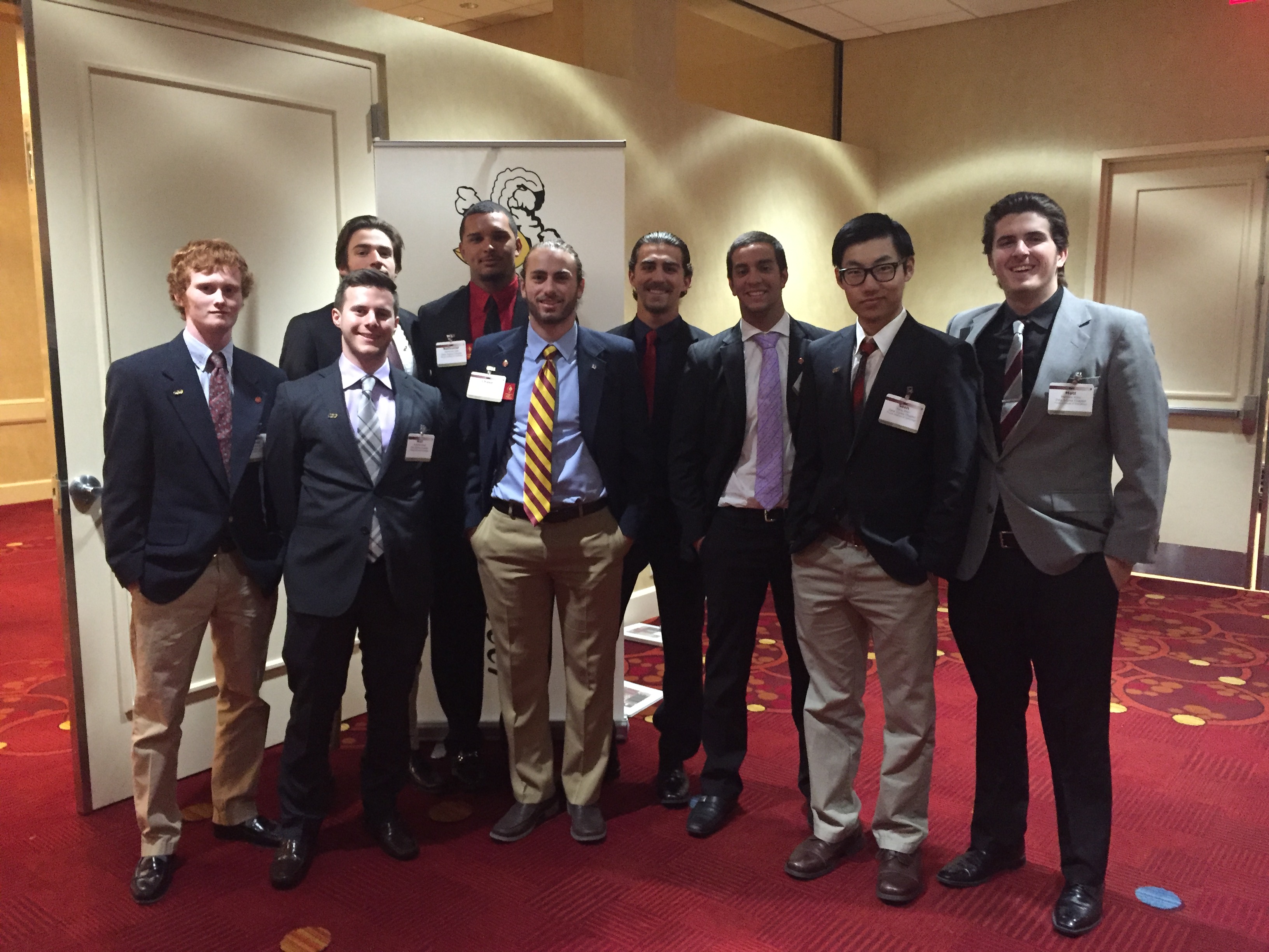 Nine Zeta Sigmas at Convention Photograph