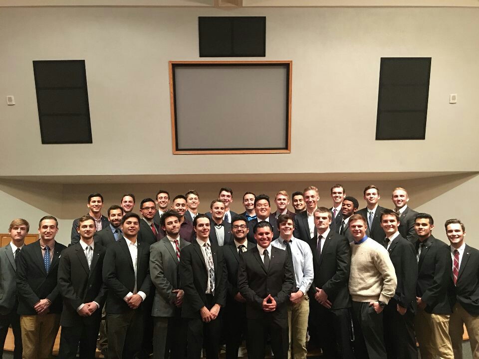 University of North Colorado Colony New Member Initiation Photograph