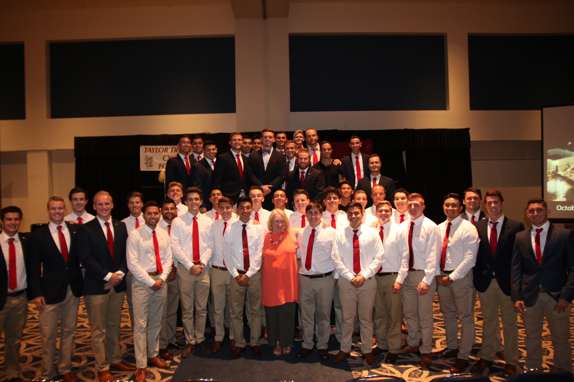 Mu Epsilon Chapter Members At An Event Photograph