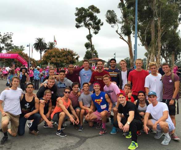 Kappa Phi Chapter Members at a Breast Cancer Race Photograph
