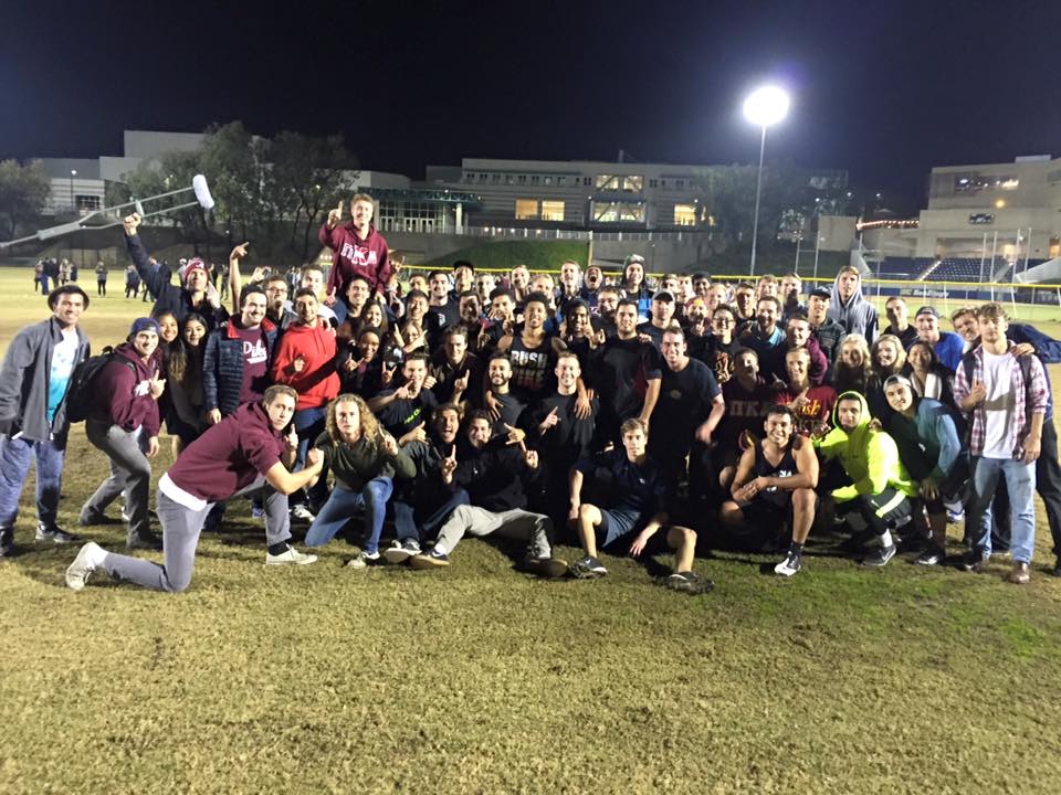 Kappa Phi Chapter On A University Athletic Field Photograph