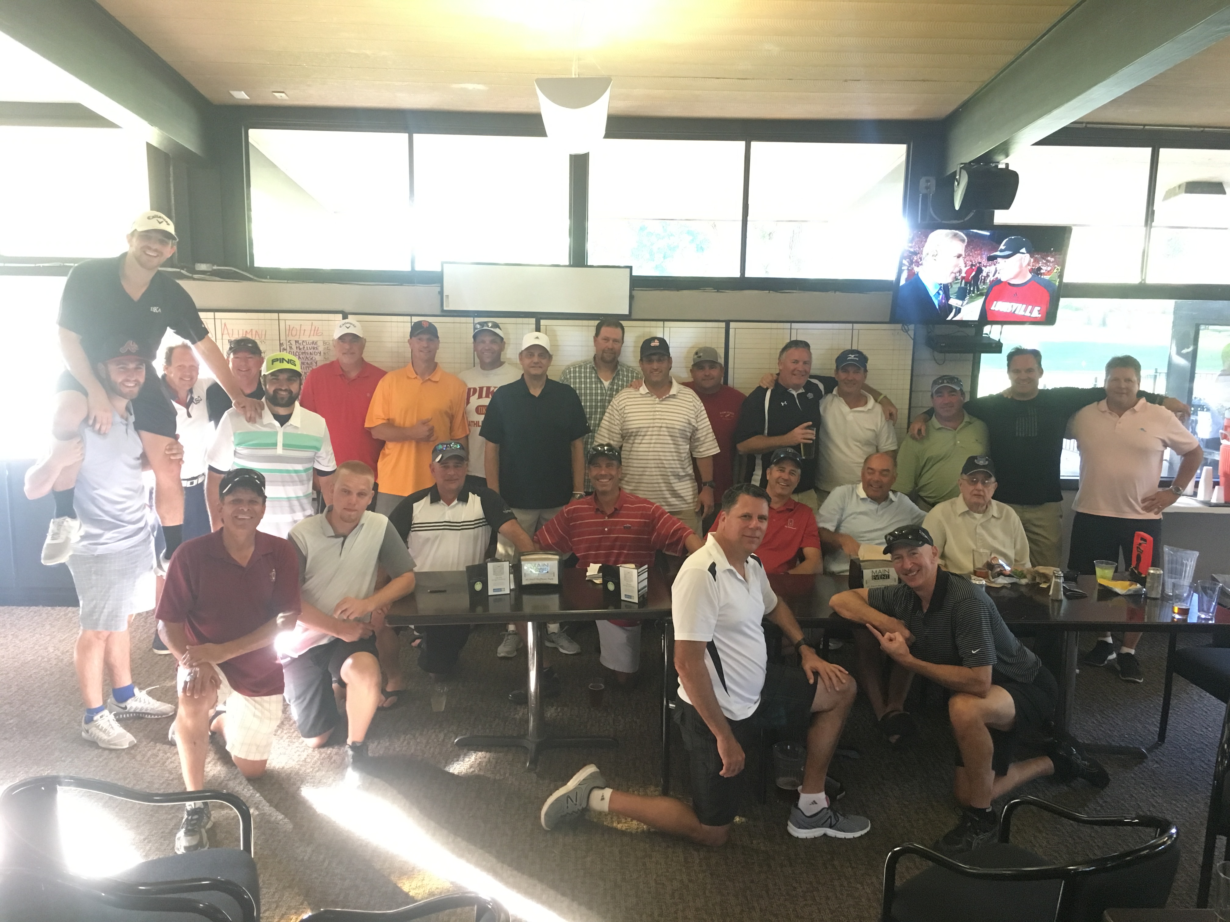 Theta Tau Chapter Members and Alumni Golf Tournament Photograph, 2017