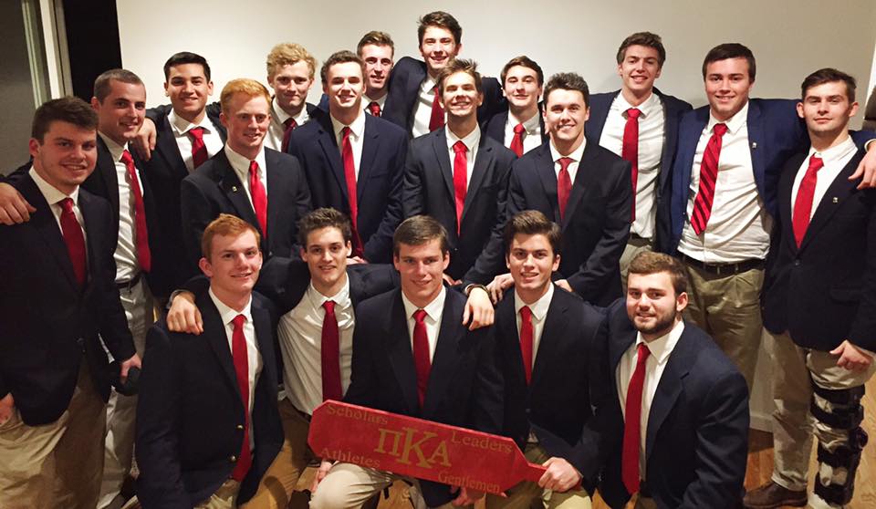 Iota Theta Chapter Members Initiation Photograph