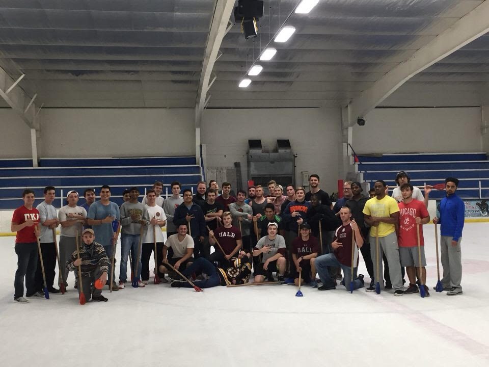 Zeta Eta Chapter Broomball Team Photograph