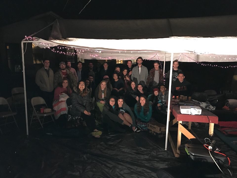 Zeta Eta Chapter Movie Night Photograph