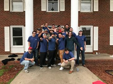 Eighteen Theta Alpha Chapter Members Photograph