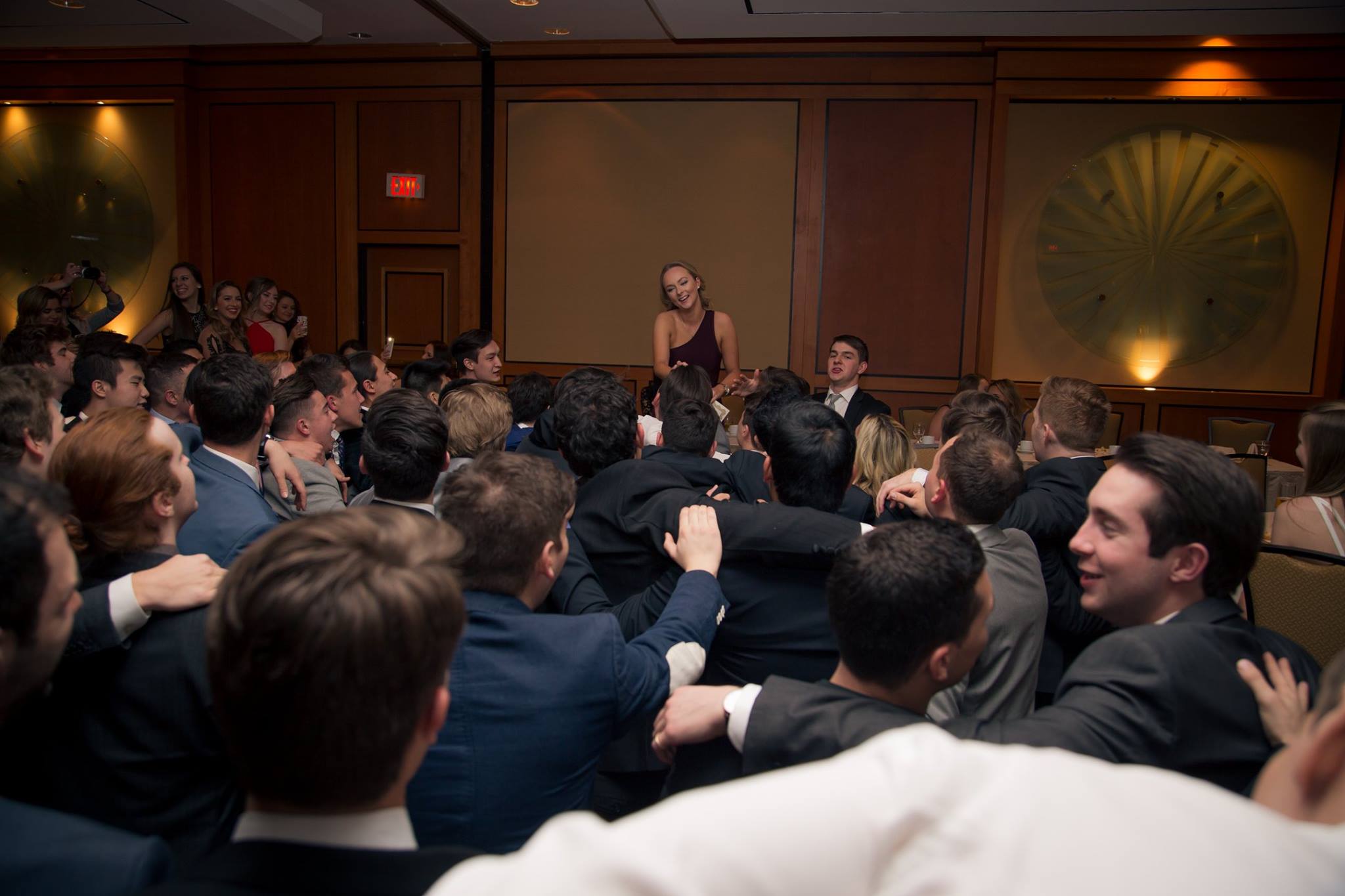 Iota Omega Chapter Members with Their Dream Girl Photograph