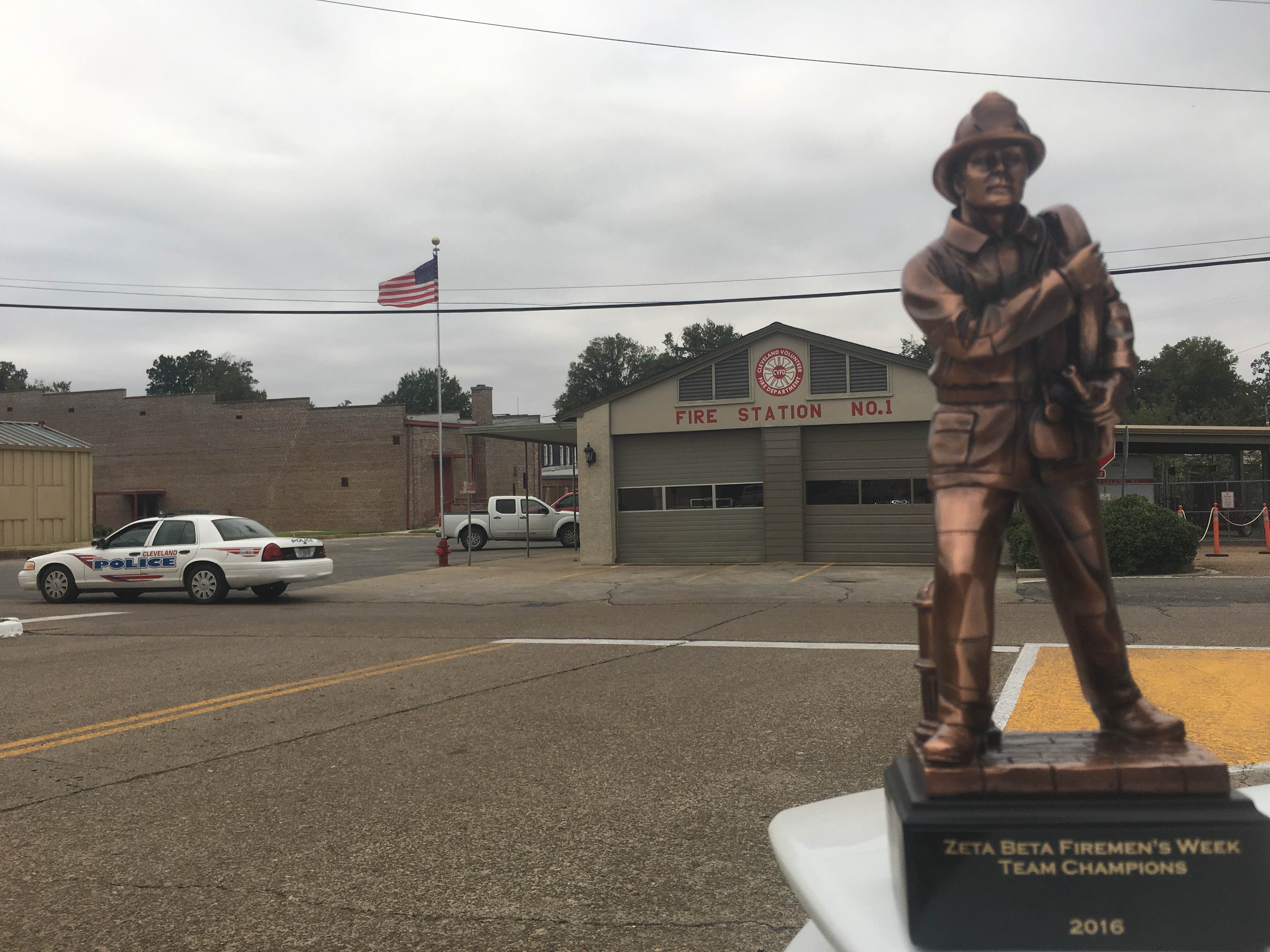 Zeta Beta Firemen's Week Team Champions Award Photograph