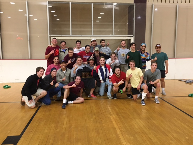 Theta Theta Chapter Members Play An Intramural Sport Photograph