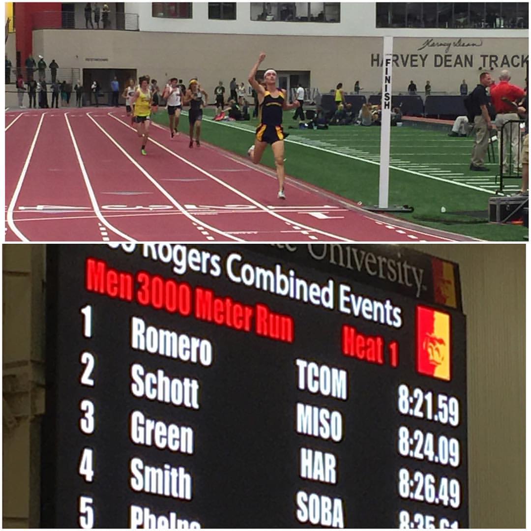 Luis Romero Competes In A Track and Field Event Photograph