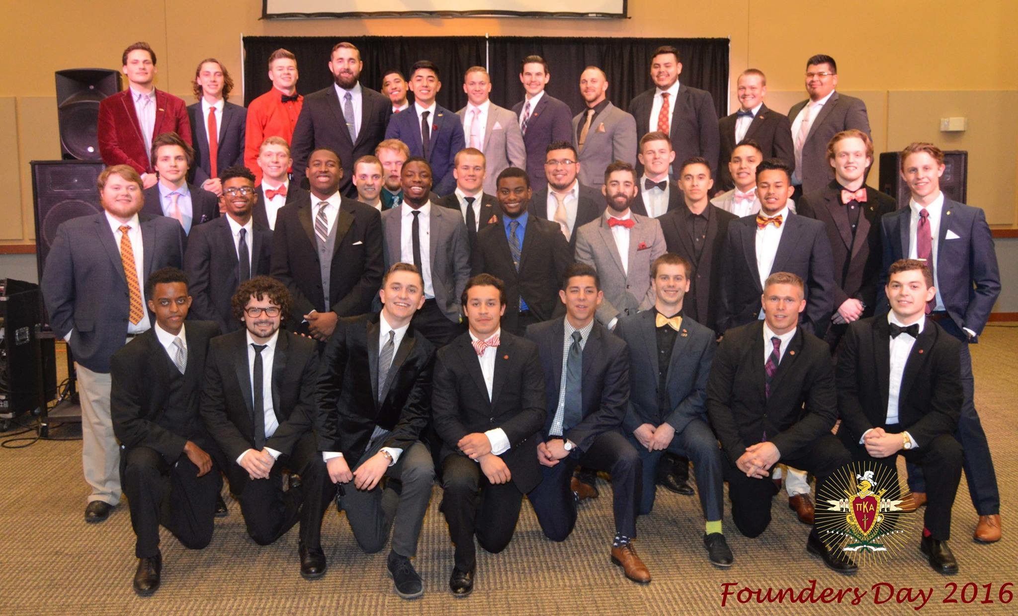 Theta Xi Chapter Members on Founders' Day Photograph, 2016