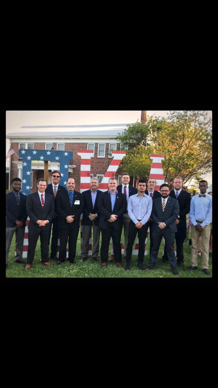 Theta Xi Greek Forum Panel Members Photograph