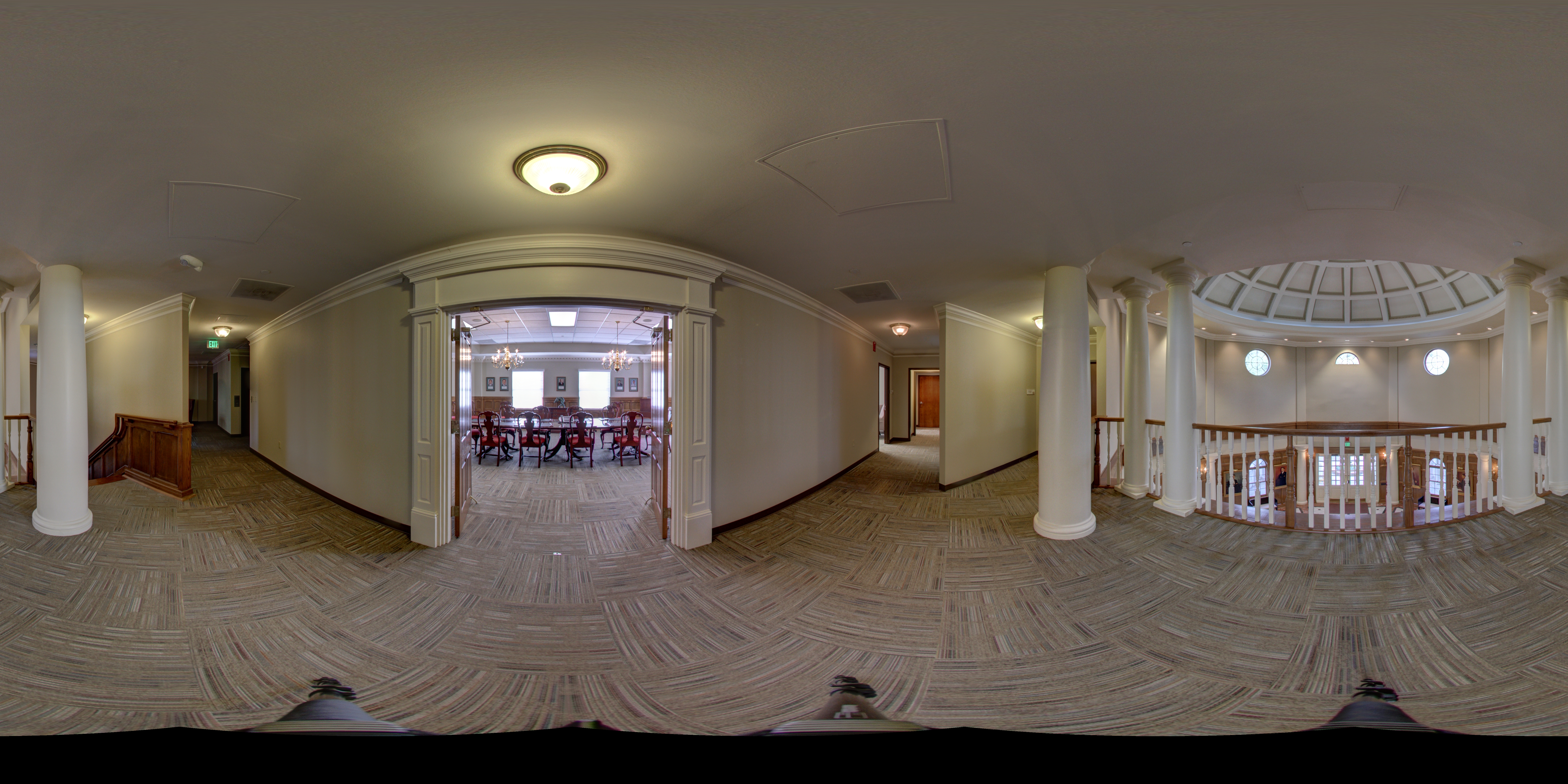 Memorial Headquarters Second Floor Panoramic Photograph