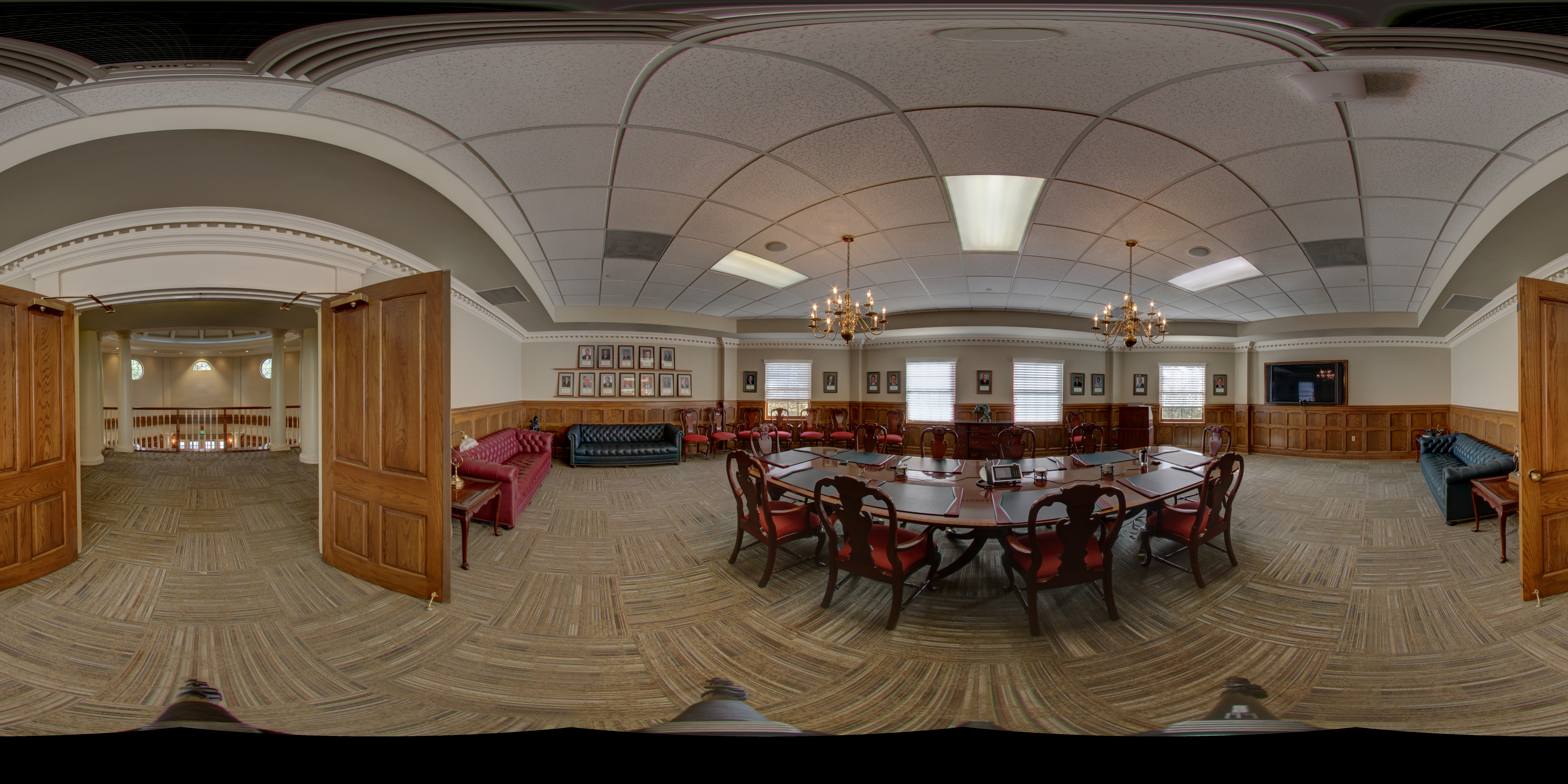 Memorial Headquarters Second Floor Meeting Room Panoramic Photograph