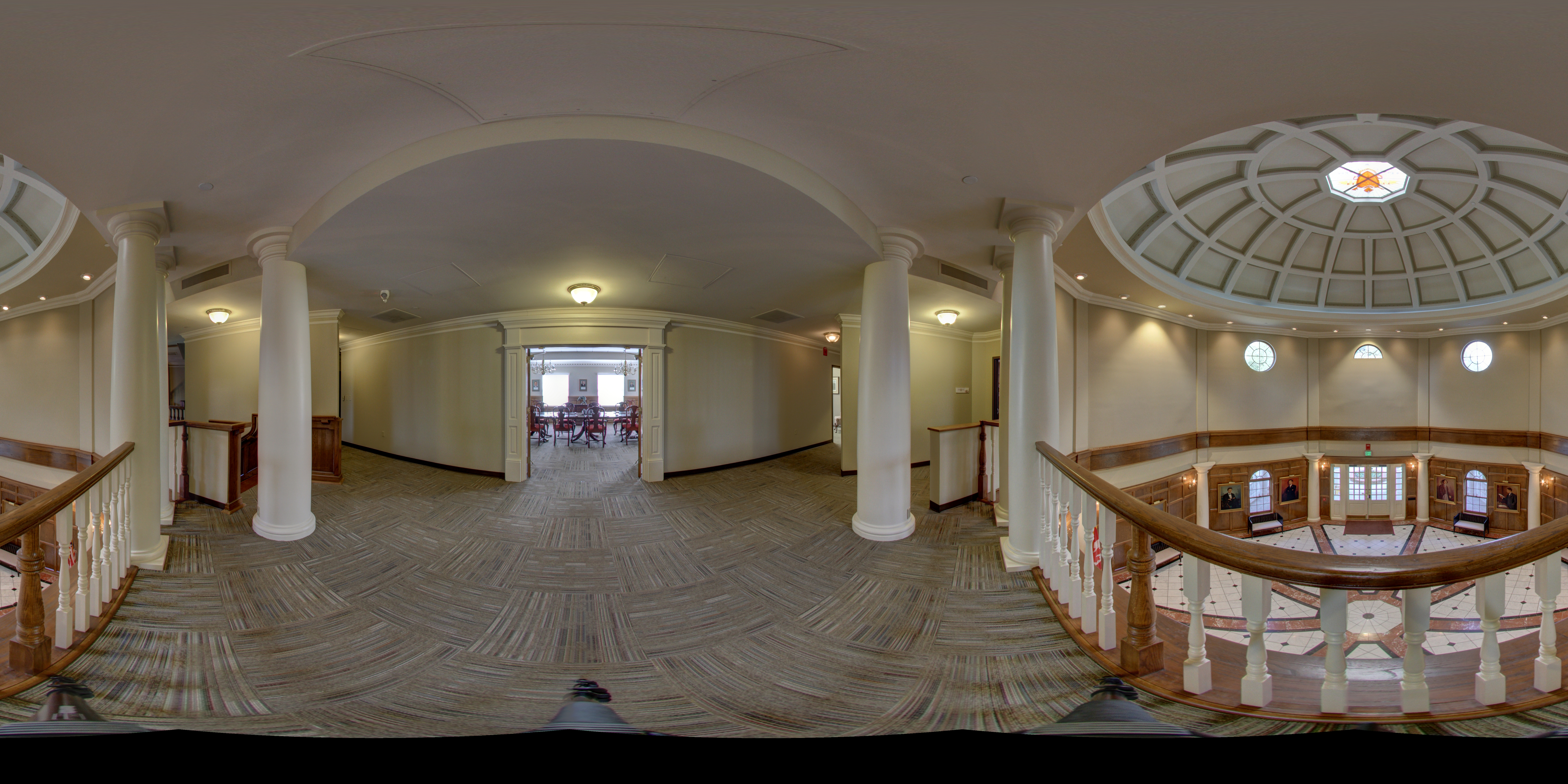 Memorial Headquarters Second Floor Foyer Panoramic Photograph 3